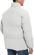 Men's puffer Windproof Full Zipper Outerwear Coat