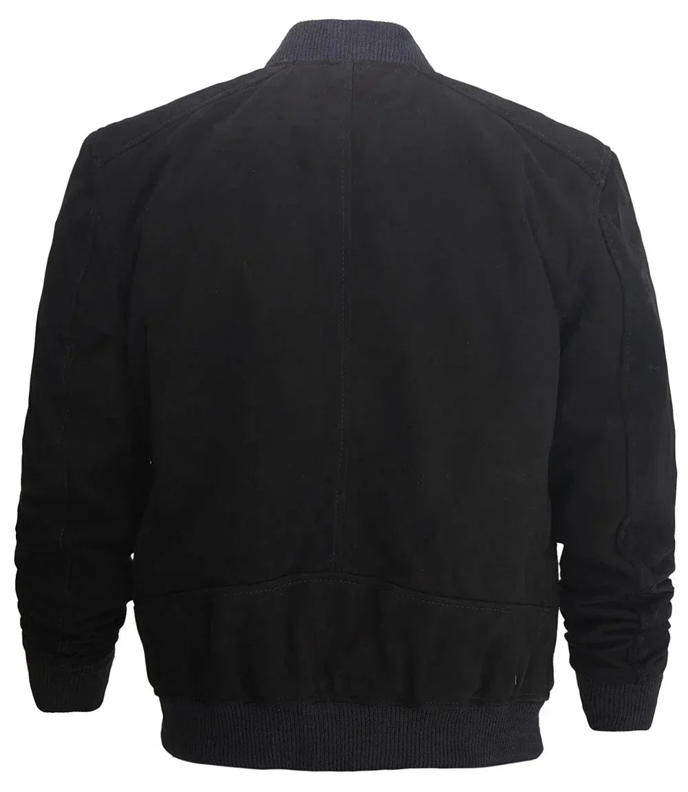 Adamsville Mens Black Suede Jacket Orca Cloths
