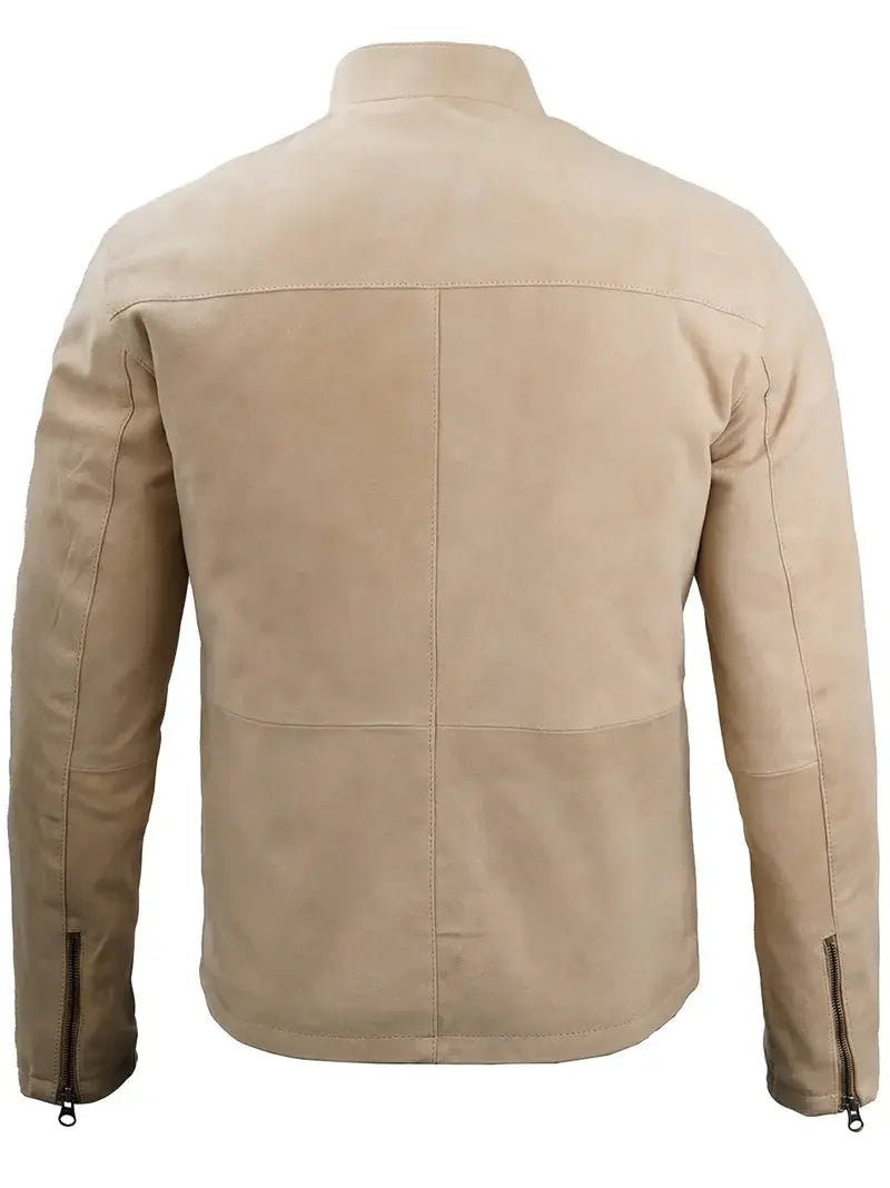 Morocco Men's Camel Suede Jacket - Orca Cloths