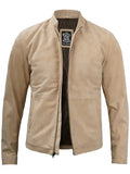 Morocco Men's Camel Suede Jacket - Orca Cloths