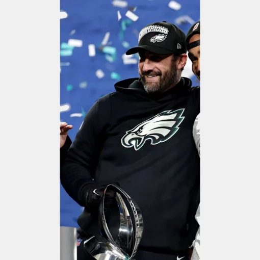 NFC Champions Nick Sirianni Black Philadelphia Eagles Hoodie