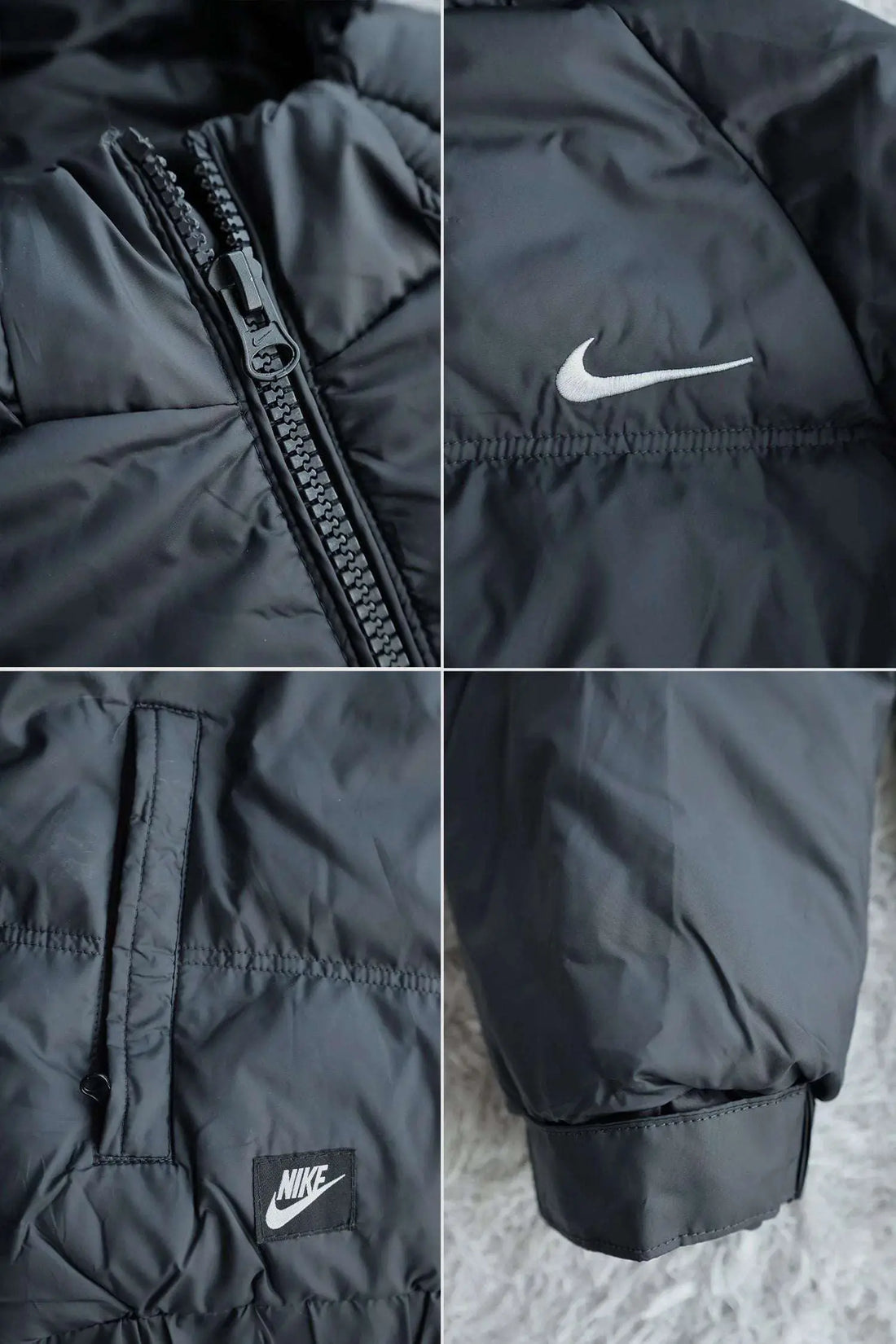 Nike Black Puffer Jacket – Sleek & Insulated for Winter