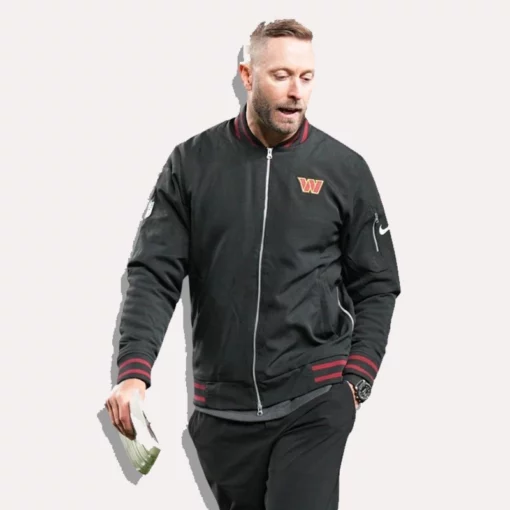 Nike Washington Commanders Black Bomber Jacket
