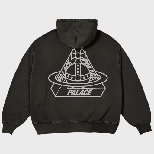 Palace x Vivienne Westwood Oversized Black Hoodie – Replica by Danezon