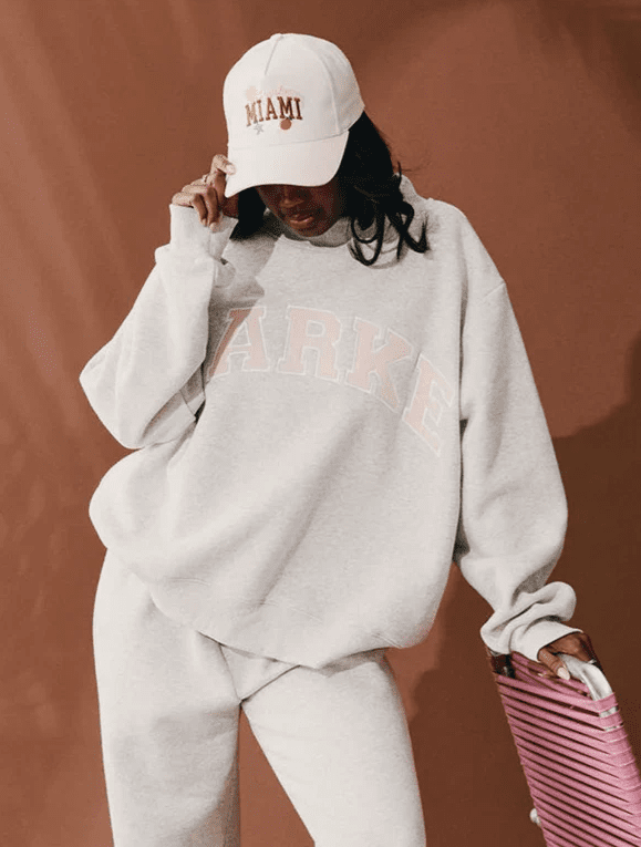 Parke Miami Varsity Mockneck Sweatshirt