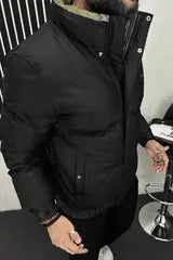 Premium Mock Neck Imported Men's Puffer Jacket