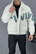 Premium Puffer Jacket with Bold Branding