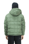 Reversible Men's Puffer Bubble Jacket – Double-Sided Face | Parachute Fabric | Unisex Winter Wear
