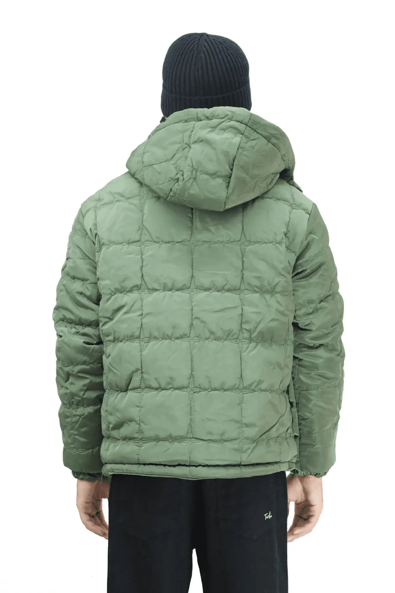 Reversible Men's Puffer Bubble Jacket – Double-Sided Face | Parachute Fabric | Unisex Winter Wear