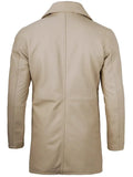 Santiago Beige Real Leather Car Coat Orca Cloths