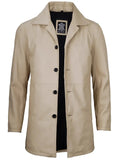 Santiago Beige Real Leather Car Coat Orca Cloths
