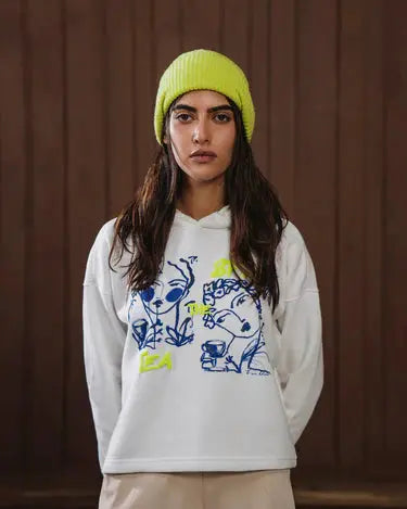 Stylish Cropped Fit Pullover Hoodie Orca Cloths