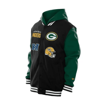 New Era Green Bay Packers Hoodie Jacket