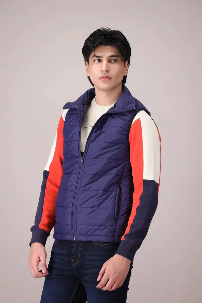 Stylish Quilted Sleeveless Puffer Jacket for Men Orca Cloths