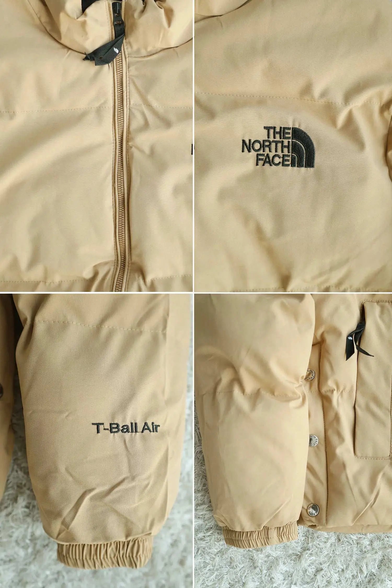 The North Face T-Ball Air Puffer Jacket – Sand Beige