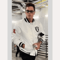Tom Brady White Raiders Jacket