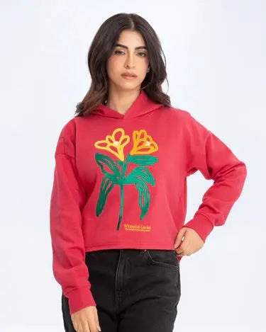 Trendy Cropped Pullover Hoodie Orca Cloths
