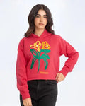 Trendy Cropped Pullover Hoodie Orca Cloths
