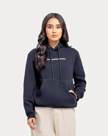Trendy Regular Fit Pullover Hoodie with Bold Print Orca Cloths