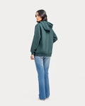 Trendy Relaxed Fit Pullover Hoodie with Front Print Orca Cloths