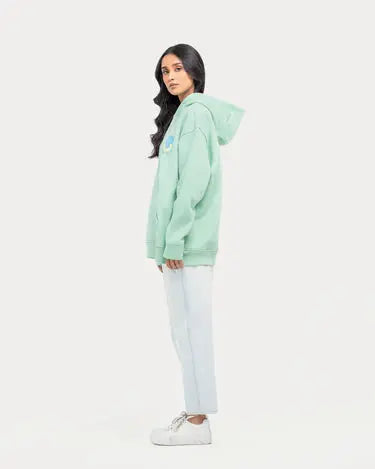 Trendy Women's Relaxed Fit Hoodie with Back Print Orca Cloths