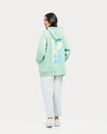 Trendy Women's Relaxed Fit Hoodie with Back Print Orca Cloths