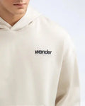 Typographic Print Relaxed Fit Pullover Hoodie Orca Cloths