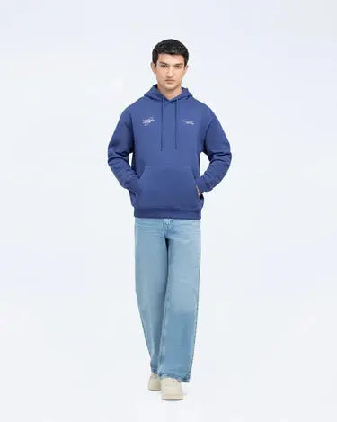 Vibrant Color Blur Fleece Pullover Hoodie Orca Cloths