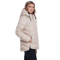 Weathercast Hooded Women's Puffer Coat with Cozy Pile