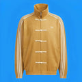 Adidas Chinese New Year Jacket 2025 – Mustard Suede Tang Jacket Orca Cloths