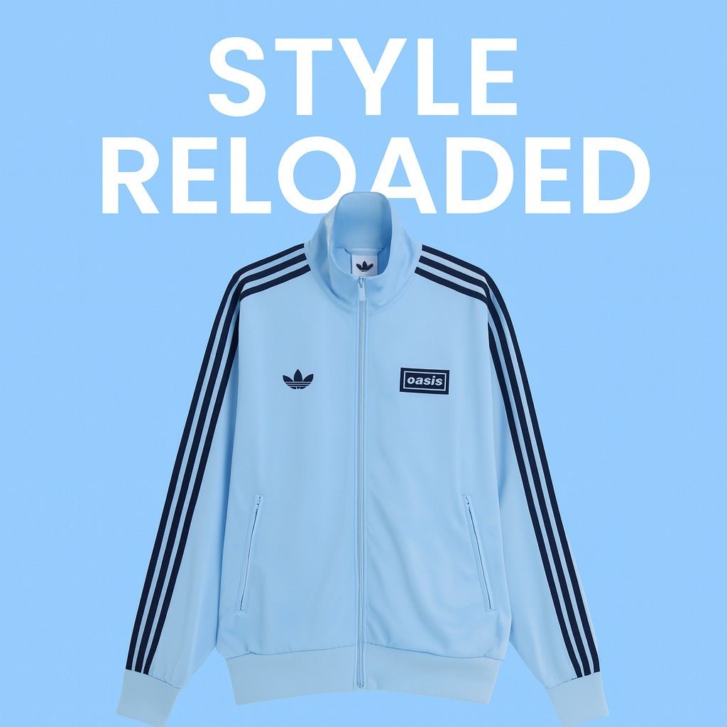 Adidas x Oasis Tour 3-Stripes Long Sleeves T-shirt Navy XS