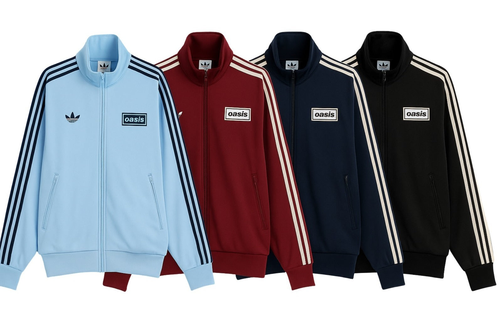 Adidas x Oasis Maroon Track Jacket
