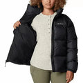 Women's Puffer Columbia Full Zip Jacket – Water-Repellent, Heavyweight Warmth