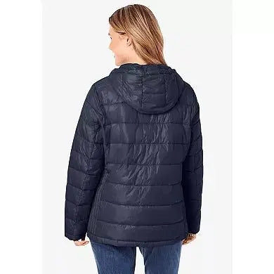 Women's Puffer Jacket – Lightweight Packable Travel-Ready Warmth