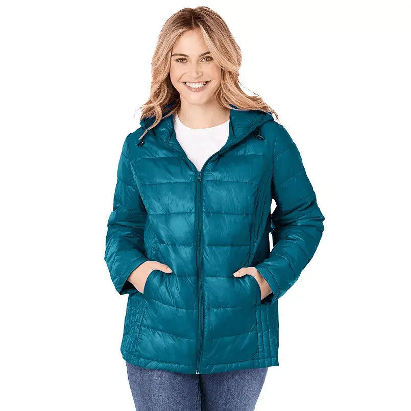 Women's Puffer Jacket – Lightweight Packable Travel-Ready Warmth