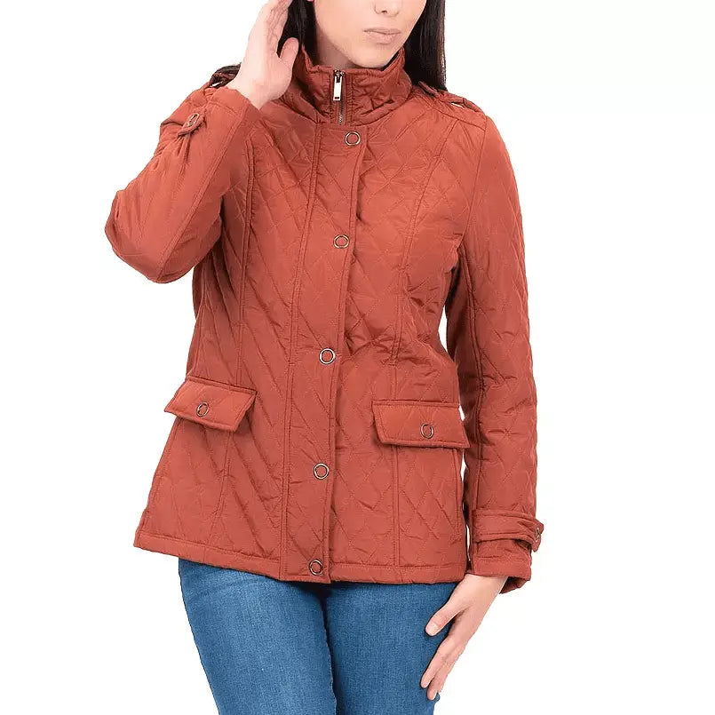 Women's puffer Quilted Jacket – Midweight, Relaxed Fit, Stylish & Warm