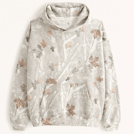 Camo Abercrombie Women's Oversized Hoodie
