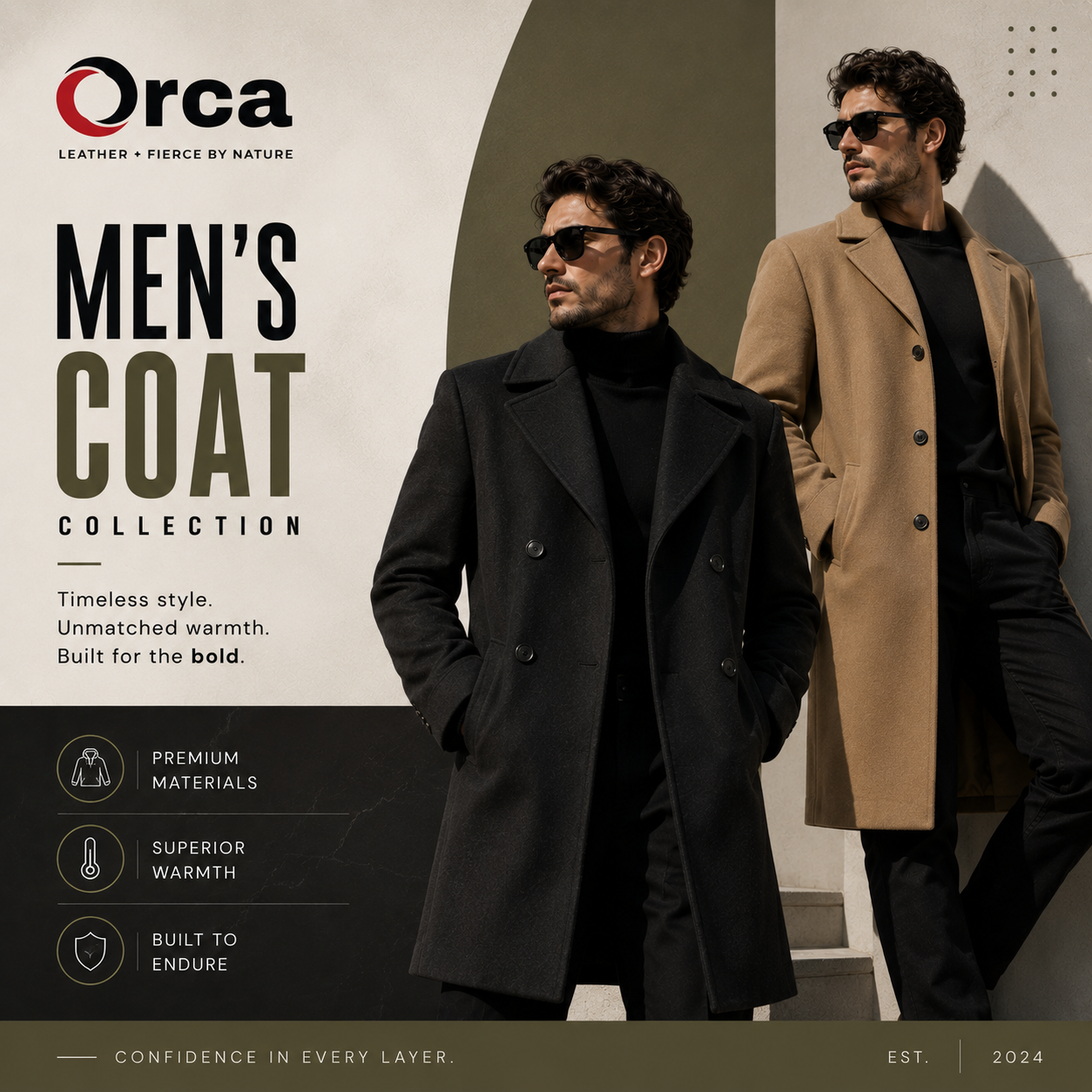 Men's Leather Jackets Collection