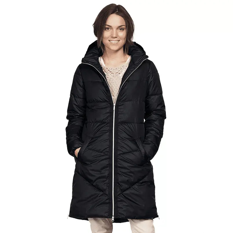 ellos Plus Size Long Women's Puffer Coat