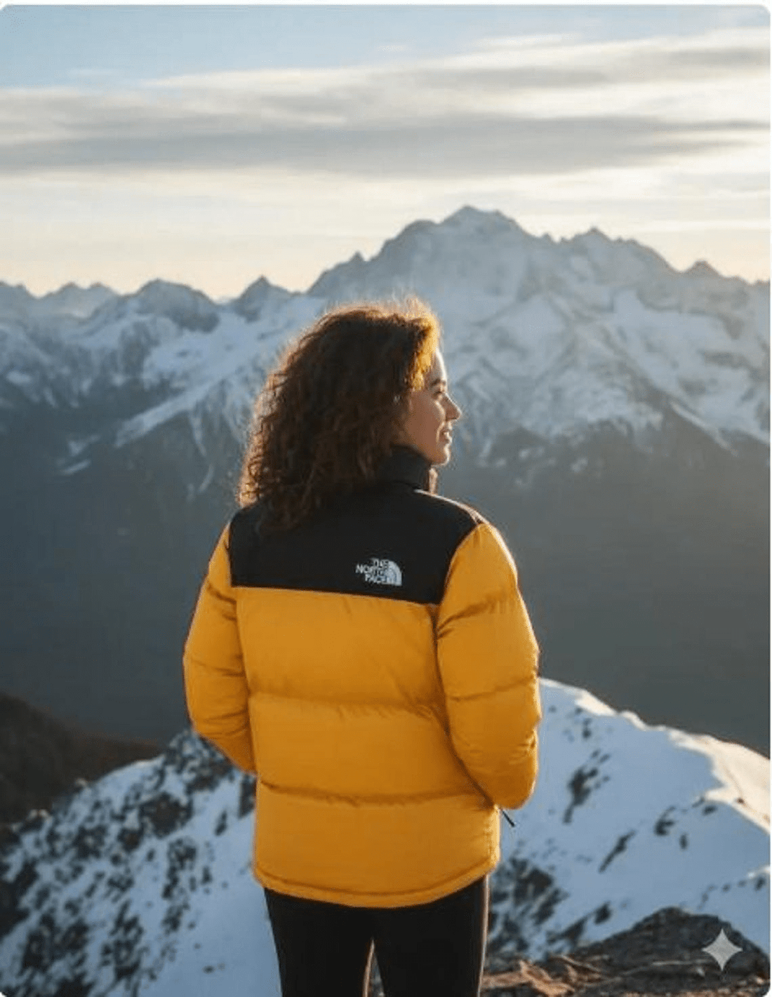 The North Face Men's Nuptse Puffer Jacket: Retro 1996, Black & Yellow